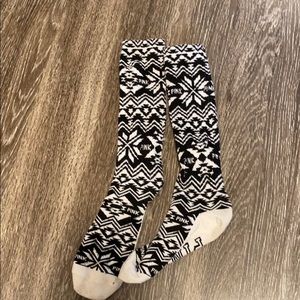 VS PINK tribal socks